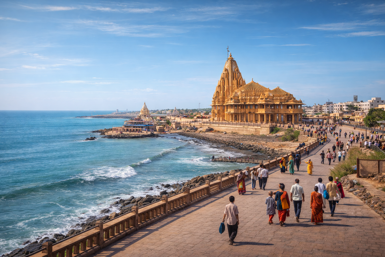 Somnath is More Than Just Darshan: It’s a Place to Stay, Sit and Settle Within